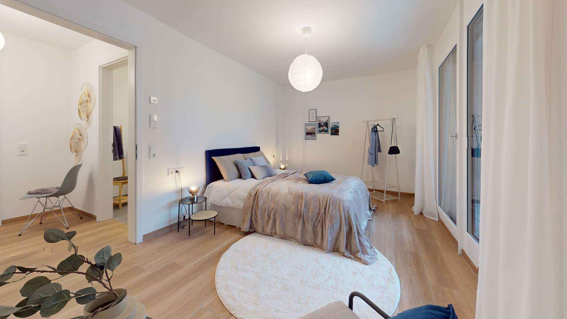 Bsp. möbliertes Schlafzimmer v