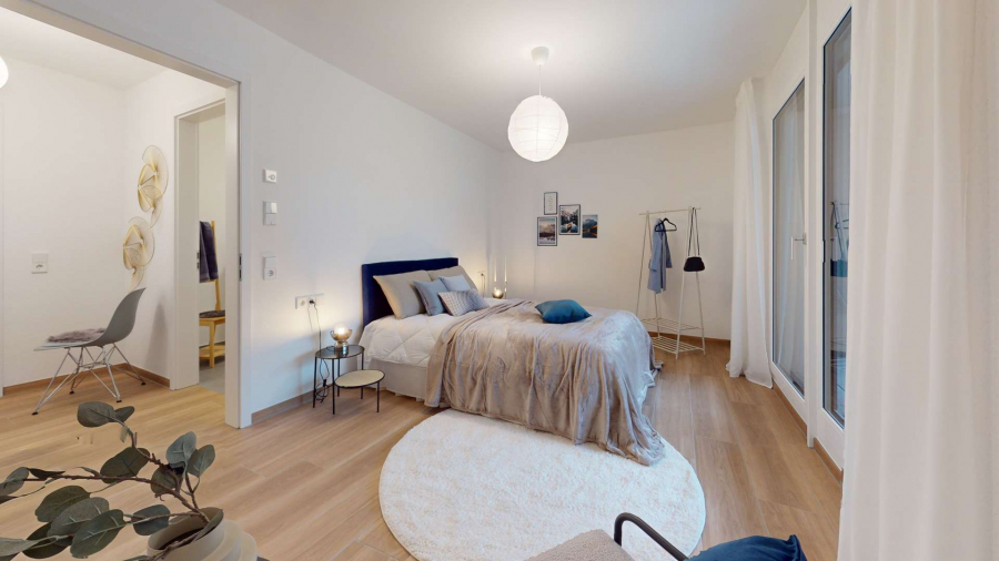 Bsp. möbliertes Schlafzimmer v