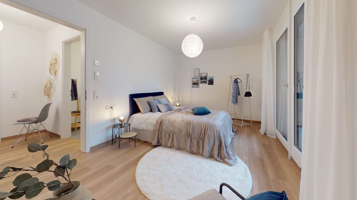 Bsp. möbliertes Schlafzimmer v