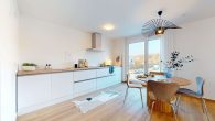 3-Zimmer-Obergeschosswohnung mit Balkon und EBK - Haus 9 OG 3.10 - Moderne Küche mit Essberei.jpg